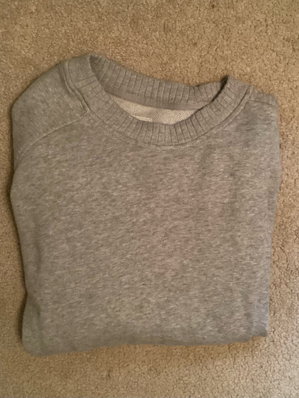 Aerie Men’s Light Gray Pullover Sweatshirt Top Size M